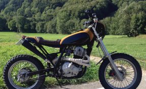 Suzuki 600 DR café Tracker Scrambler
