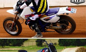 SUZUKI DR 650 1992 Scrambler Tracker Flattrack Dirttrack - EGERIE MOTO