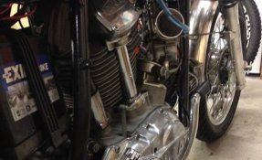 Commandes reculées sur Ducati 750 GT 1972