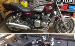 KAWASAKI ZR 550 ZEPHYR 1996 - Bratstyle Bobber CafeRacer - EGERIE MOTO